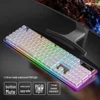 Langtu L1 trijų režimų tyli membraninė klaviatūra su RGB foniniu apšvietimu