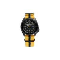 SEIKO Ne. 5 serija 55-mečio Bruce Lee bendro prekės ženklo riboto leidimo mechaninis judesys odinis dirželis Uniforma vyrams ir moterims Juoda Di SRPK39K1 juoda