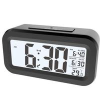 Yaoqiu Digital Smart Silent Alarm Clock with Temperature gray
