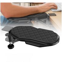 BESSTER Desk Armrest, Armrest Cushion, Armrest, Wrist Rest, 90° Foldable, Desk Extension, No Drilling Required, Easy Installation, Ergonomic Armrest brown