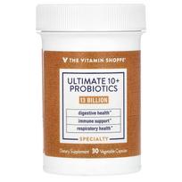 The Vitamin Shoppe, Ultimate 10+ Probiotic, 13 billion, 30 veggie capsules