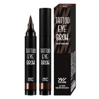 Unipicture tattoo pen eyebrow 3.5g, deep brown, 2 pcs. black