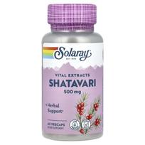 Solaray, Šatavari šaknų ekstraktas, 500 mg, 60 daržovių kapsulių