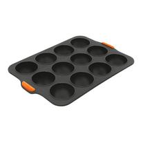 Bakemaster silikoninis kupolo formos padėklas (12 puodelių)