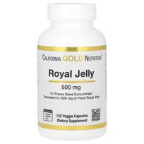 California Gold Nutrition, Royal Jelly, Concentrated and Freeze-Dried, 500 mg, 120 Veggie Capsules