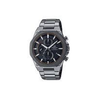 Casio Edifice High-Performance Lightweight Solar Quartz Watch Stainless Steel Band Men watches Black EFS-S570DC-1A Gray Dial black