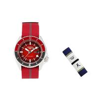 Seiko 5 Naruto Boruto Riboto leidimo Sarada Sportinis laisvalaikio laikrodis Vyriški laikrodžiai Raudonas SRPF67K1 SRPF67K1 red