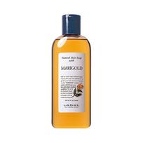 Lebel Natūralus plaukų muilas Margigold šampūnas riebiai galvos odai su medetkomis, 240 ml orange