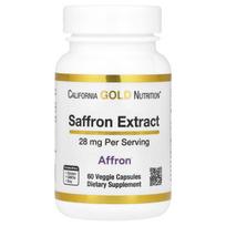 Šafrano ekstraktas su Affron®, 28 mg, 60 daržovių kapsulių