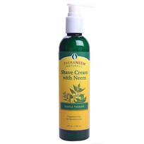 Terranim Naturals Shave Cream with Neem Unscented, 237ml, 1 unit yellow