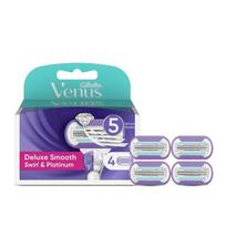 Gillette Venus Swirl Women's Razor Blades, 4 pieces, 1 set ,Korean razor blade blue