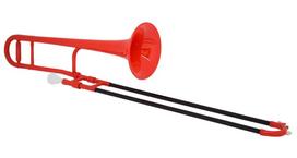 ZO Plastikinis Tenorinis Trombonas Raudonas (plonas vamzdelis) TTB-01 Spalva