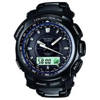 CASIO vyriškas PRO TREK juodas laikrodis PRW-5100YT-1 PRW-5100YT-1 Black Dial gray