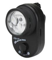 Asahi Denki Kasei Smile Kids dviračio lemputė 3LED priekinis krepšelio apkabos apšvietimas juodas AKU-4304 juoda