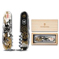 VICTORINOX Sengoku Climber Oda Nobunaga Šveicariškas armijos peilis Daugiafunkcis peilis Kolekcija Avarinės prevencijos prekės Pagaminta Šveicarijoje Daugiafunkcis įrankis su 14 beige