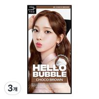 Mise-en-scène hello bubble hair dye, chocolate brown, 3 pcs. beige