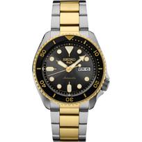 Seiko 5 Sports SRPK22 Anglies spalvos ciferblatas Automatinis vyriškas laikrodis 42.5mm auksas