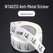 NTAG213 Anti-metal NFC Chip Stickers white
