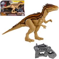 Mattel Jurassic World Mega Destroyers Carcharodontosaurus veiksmo figūrėlė HBX39, ilgis 36 cm, nuo 4 metų ruda