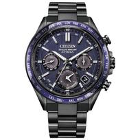 ATTESA GPS safyrinis juodas [Citizen] laikrodis, maitinamas šviesa Eco-Drive, palydovinis, radijo bangomis valdomas, atsparus vandeniui, rėmelis, juodas, violetinis, CC4059-64L, vyriškas,