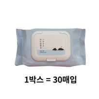Round Wrap 1025 Dokdo Cleansing Tissue, 30 sheets, 1 unit white