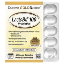 Lactobif® 100 Probiotikai, 100 milijardų KSV, 30 daržovių kapsulių