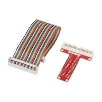 „Raspberry Pi GPIO Breakout Lead“ ir „Breadboard“ antraštė
