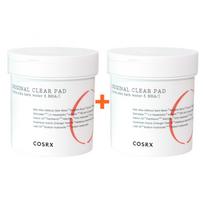 [180 sheets large capacity] COSRX one-step pad 3 types (90+90), 2 pieces, 90 sheets white