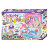 [Mimi World Official] Sanrio Characters Color Gel Art Box, popular Korean character toys pink