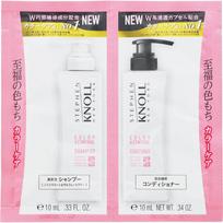 Kose Steven Knoll Color Control W bandomasis šampūnas/kondicionierius (priemoka) Stevenol Color Control Shampoo W: Sušlapinkite plaukus ir galvos odą, tada užtepkite atitinkamą