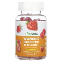 Women's Probiotic Gummies, Berry, 10 Billion, 60 Gummies (5 Billion Cfu per Gummie)