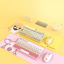 Fude Cartoon Wireless Keyboard and Mouse Combo