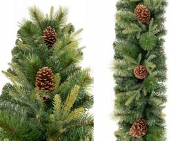 Dirbtinė pušų girlianda Erbis Green Pine, 260 cm, žalia