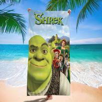 Klasikiniai Mielas Animacinis S-Shrek Dideli Mikropluošto Paplūdimio Rankšluosčiai Greitai Džiūstantis Rankšluostis Smėlio Paplūdimio Rankšluosčiai Baseino Rankšluostis Kelionei Plaukiojimui Baseine Jogai W40*H60(CM) blue