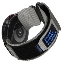 Nailono dirželis 20 mm 22 mm, skirtas Samsung Galaxy Watch 5 Pro laikrodžio apyrankė, skirta Galaxy Watch 6 5 40 44 mm laikrodžiui 6 43 47 mm keičiama apyrankė 20mm pilka