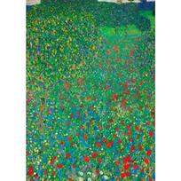 Gustav Klimt Green Flower Garden Flora Lady Wall Art Canvas Painting Nordic Poster and Prints Wall Picture for Living Room Decor 40cm×50cm NoFrame