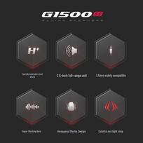 EDIFIER HECATE G1500 RGB Gaming Desktop Speaker CN plug (adapter included) (CN version) gray