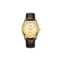 Casio CASIOSTANDARD serijos paprasti vandeniui atsparūs kvarciniai mechanizmai Japoniški ir Korėjietiški laikrodžiai vyriški laikrodžiai auksinis ciferblatas MTP-1094Q-9A auksas