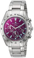 [Salvatore Mara] Laikrodžio chronografas spalvotas stiklas SM18106-SSBKSV vyriškas įprastas importuotas produktas