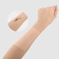 Tatuiruotę dengiantis pleistras, tatuiruotės rando dengimo lipdukas, 10 lapų, 1 vnt. beige