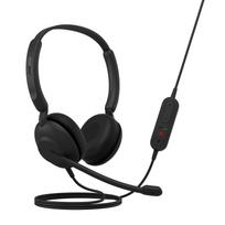 Jabra Evolve 10 USB-A Stereo ausinės su mikrofonu, Stereo triukšmo slopinimas, Visos dienos komfortas su odinėmis pagalvėlėmis, Lengvas prijungimas, Lengvos,