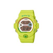 Casio Baby-G 200M atsparūs vandeniui kvarciniai laikrodžiai Dervos dirželis Moteriški laikrodžiai Pilki BG-6903-3 Green Strap yellow