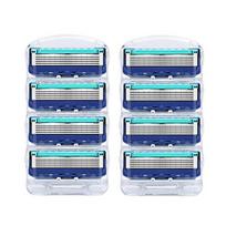 Living Max Level Gillette suderinamas skustuvo peiliukas ProGlide Power 1+1 Iš viso 8 vnt., Korėjos skutimosi peiliukai blue