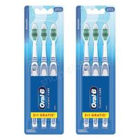 Dantų šepetėliai - Oral-B - Classic Care - 6 vnt. pakuotė - Vidutiniai šereliai - Atsitiktinės spalvos