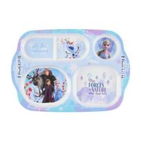 Lilpang Frozen 2 melamine handle 5-piece meal tray, mixed colors, single item, Popular Korean parenting items white