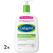Cetaphil Moisturizing Large Capacity Lotion, 1.25L, 2 units white