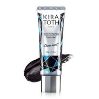 KIRATOTH Enzyme Charcoal Whitening Toothpaste Bad Breath Care W Coat Made Japan white