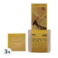 Tone28 Face Wash S8 Sulfur Salt Castor Oil Cleansing Soap, 100g, 3 pieces brown
