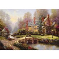 [Puzzle Life] Thomas Kinkade Už Pavasario Vartų 1000 Detalių Dėlionė - PuzzleLife PL1075 gray