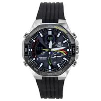 „Casio Edifice“ analoginis skaitmeninis mobilusis ryšys, juodas ciferblatas Tough Solar ECB-950MP-1A 100M vyriškas laikrodis juoda